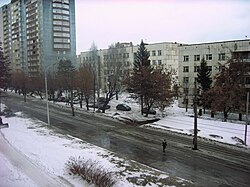 Calle Mingazheva en marzo de 2010