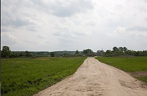 Дорога в деревню Подсосино