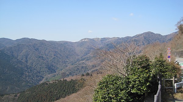 Panorama of the Daikanzan area, near Hakone, near which Shamshiel is intercepted
