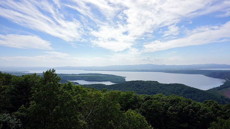 File:130713 Lake Abashiri view from Mount Tento in Abashiri Hokkaido Japan01n.jpg