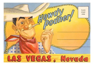 1948 Postcard of Vegas Vic's first use