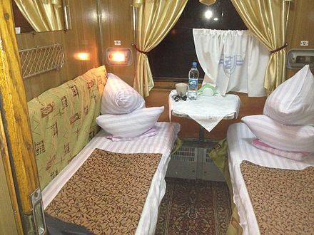 1st class two berth sleeper Kiev to Moscow