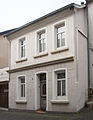 Two-storey half-timbered building