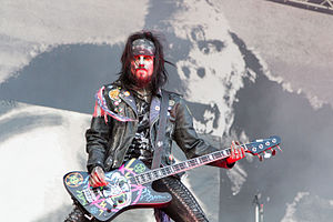 Piggy D. performing with Rob Zombie 2014 at the Nova Rock Festival