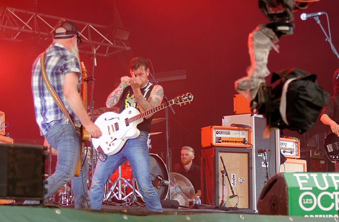 Eagles of death metal, à la scène Green Room.