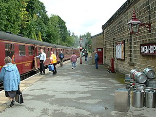 <span class="mw-page-title-main">Oxenhope railway station</span> Railway station in West Yorkshire, England