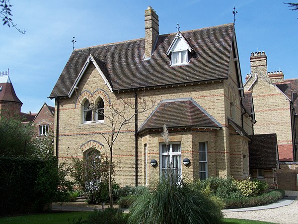 37 Banbury Road, St Anne's College, a typical North Oxford Gothic house.