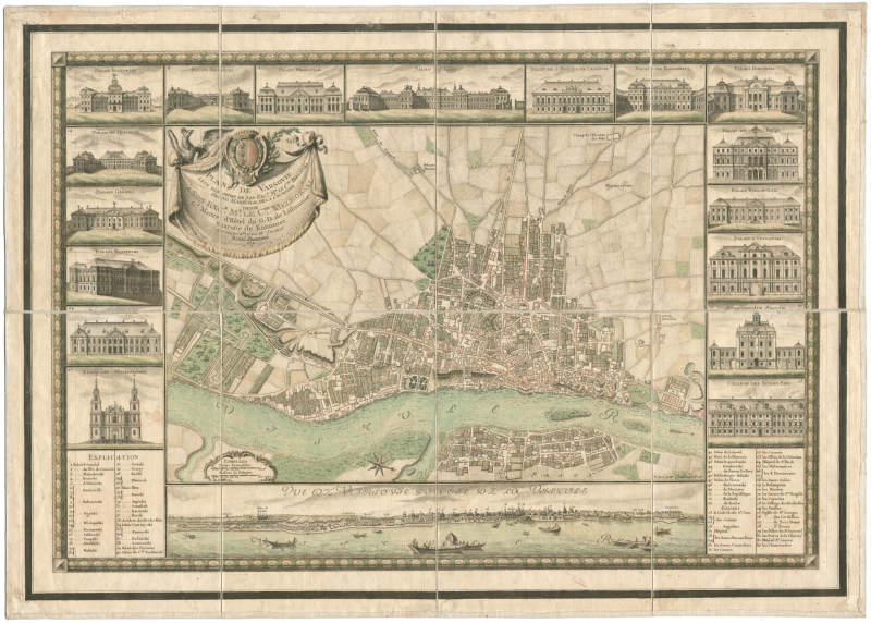 plan mapa warszawa File:AGAD mapa Warszawy 1772.png   Wikimedia Commons