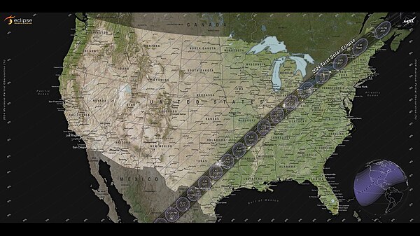 Carbondale experienced two total solar eclipses in seven years.