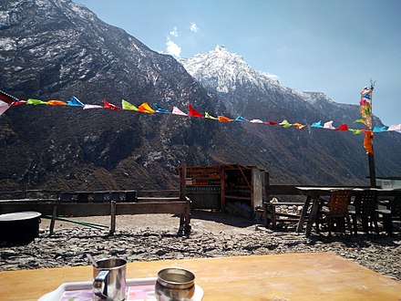 A teahouse in Gompa, Langtang