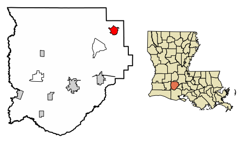 File:Acadia Parish Louisiana Incorporated and Unincorporated areas Church Point Highlighted.svg