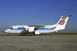 BAe 146-200 of AirUK