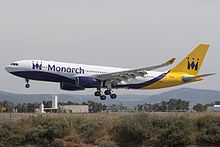 Ein Airbus A330-200 der Monarch Airlines