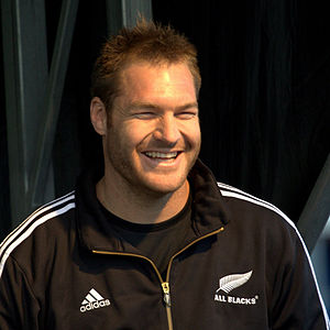 2013 Blues captain Ali Williams retired from international rugby during the 2013 Super Rugby season. He subsequently signed to play for Toulon after playing 117 Super Rugby matches. Ali Williams 2011.jpg