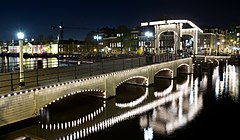 Magere Brug Bridge Amsterdam, The Netherlands