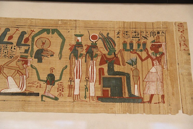 File:Ancient Egypt Papyrus Scroll of the Dead (28133594253).jpg