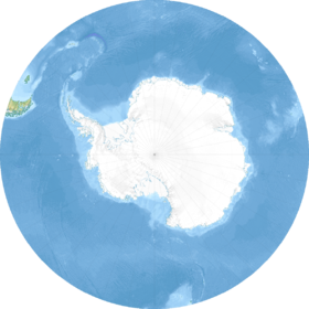 (Voir situation sur carte : océan Austral)