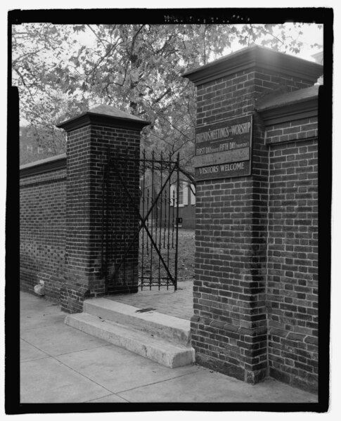 File:Arch Street Friends Meeting House, 330 Arch Street, Philadelphia, Philadelphia County, PA HABS PA,51-PHILA,10-6.tif