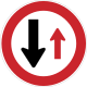 Yield to oncoming traffic