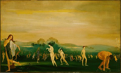 Arthur B. Davies, Elysian Fields, oil on canvas, The Phillips Collection Washington, DC.