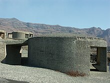 Les bunkers de protection du mont Aso.