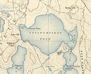 <span class="mw-page-title-main">Assawompset Pond</span> Reservoir in Lakeville and Middleborough, Massachusetts