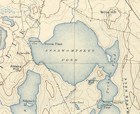 Assawompsett Pond Map