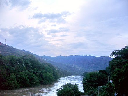 Magdalena River at Honda, Colombia.