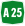 Autostrada A25 Italy.svg