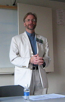 B.H. Rogers giving a talk at Eurocon 2007 in Copenhagen B.H.Rogers.jpg