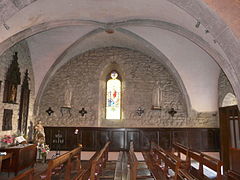 La chapelle latérale sud.
