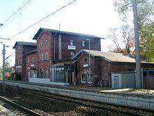 Früheres Empfangsgebäude des Bahnhofs Gifhorn