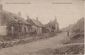 De verwoesting van de straat Saint-Chamont na de gevechten begin oktober 1918.