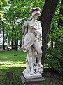 Estatua de Belona en el Jardín de Verano en San Petersburgo.
