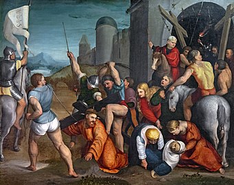 La montée au calvaire par Jacopo Bassano