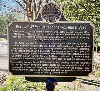 <span class="mw-page-title-main">Shooting of Bernard Whitehurst</span> Murder of an American man by a police officer