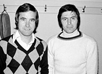 Bernd Patzke és Motie Lubetzky 1972-ben a fokvárosi Hellenic FC játékosaként