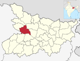 Localisation de District de Saran सारण ज़िला