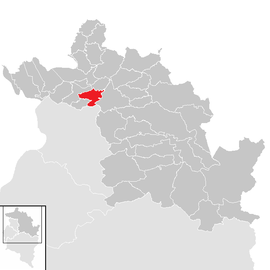 Poloha obce Bildstein v okrese Bregenz (klikacia mapa)