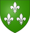 Ville fr Blason Montfaucon (Lot) .svg