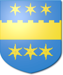 Escutcheon of the Tryon baronets of Layer Marney Blazon of Tryon Baronets of Layer Marney (1620).svg