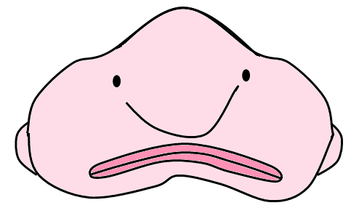 Blobfish cartoon
