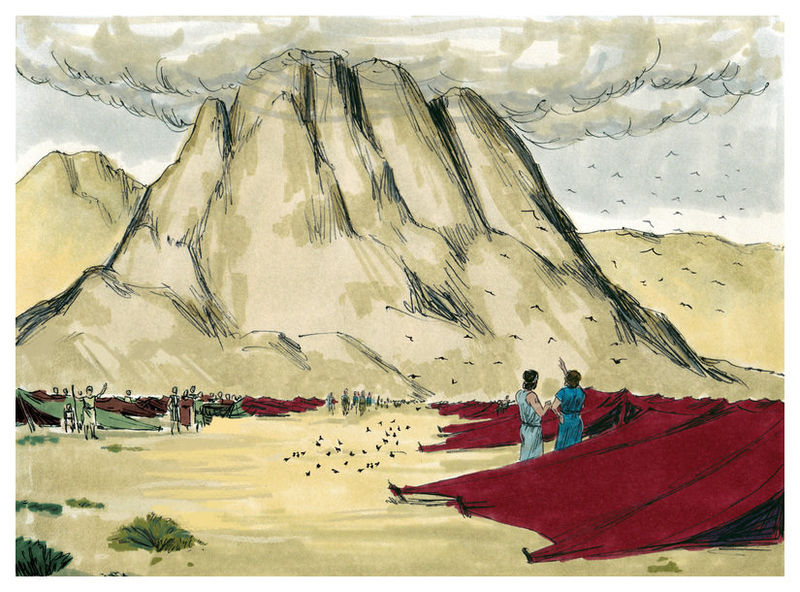 File:Book of Exodus Chapter 17-11 (Bible Illustrations by Sweet Media).jpg