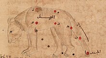 Ursa Minor as depicted in the The Book of Fixed Stars, ca. 1009-1010 Book of the Fixed Stars Auv0043 ursa minor cropped.jpg