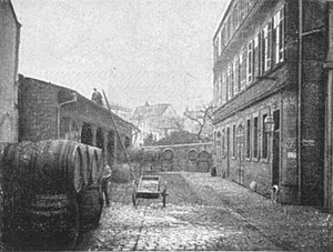 Boschwerkstätte, Stuttgart, Kanzleistraße 22, 1897–1901.