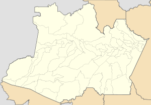 Презіденті-Фігейреду. Карта розташування: Амазонас
