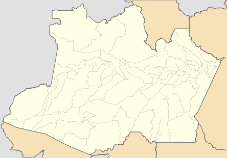 Location map Бразилэ Амазонас