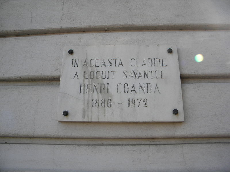 File:Bucuresti, Romania, Bd. Lascar Catargiu (Casa lui Henri Coanda) (placa comemorativa) B-II-mB-18334.JPG