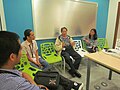 Tagalog, Cebuano and Bikol Community representatives at the 2012 Philippine WikiConference during the session Building Regional Community