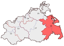 Constituency Mecklenburg Lake District I - Vorpommern-Greifswald II